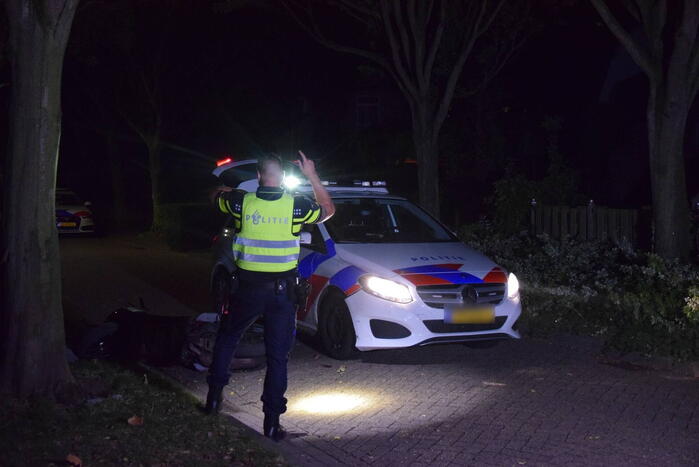 Scooterrijder gewond na achtervolging