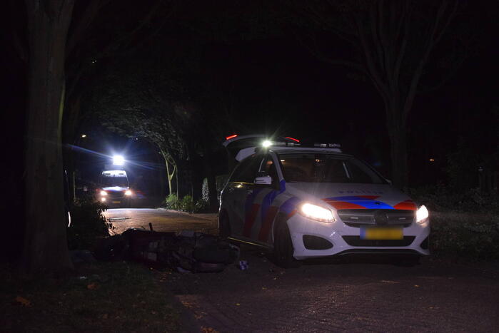 Scooterrijder gewond na achtervolging
