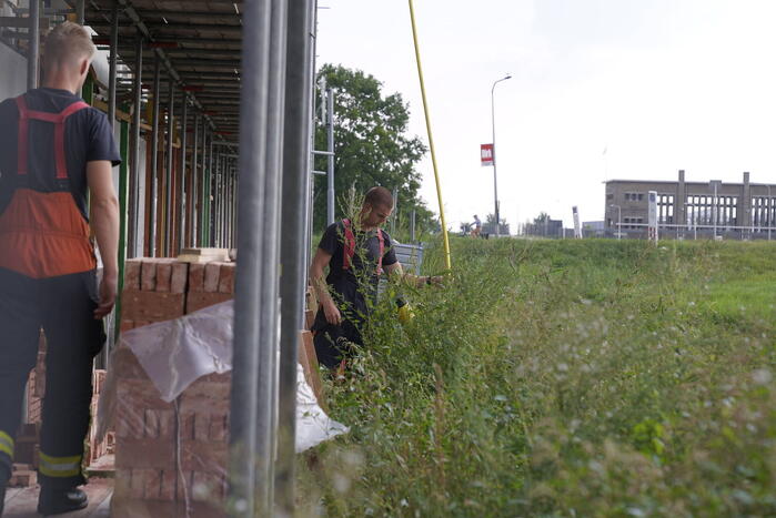 Appartement in aanbouw lekt water