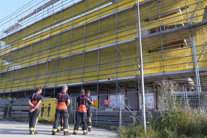 Appartement in aanbouw lekt water