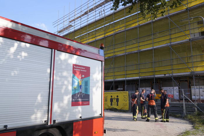 Appartement in aanbouw lekt water