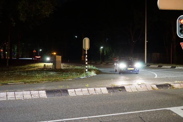 Scooterrijder aangereden door personenauto