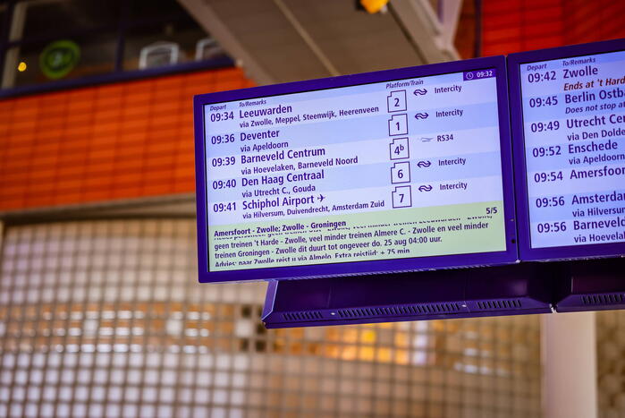 Dag 1 estafettestaking NS