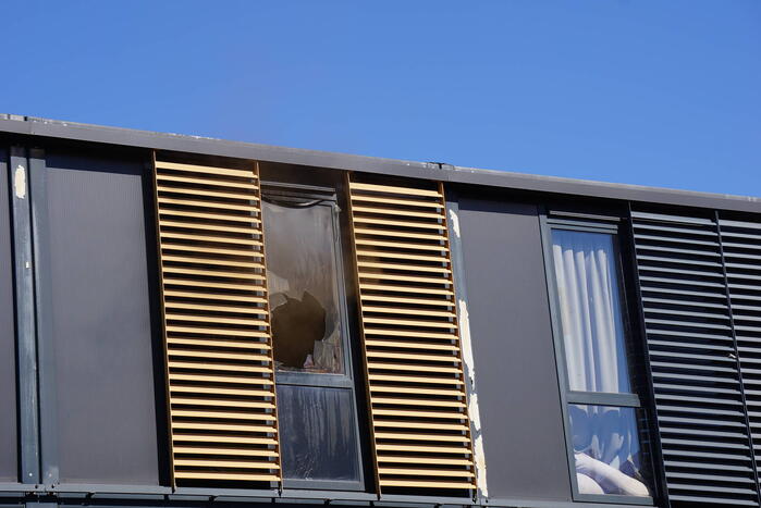 Flinke brand in containerwoningen