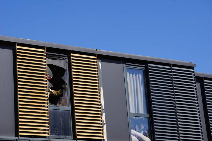 Flinke brand in containerwoningen