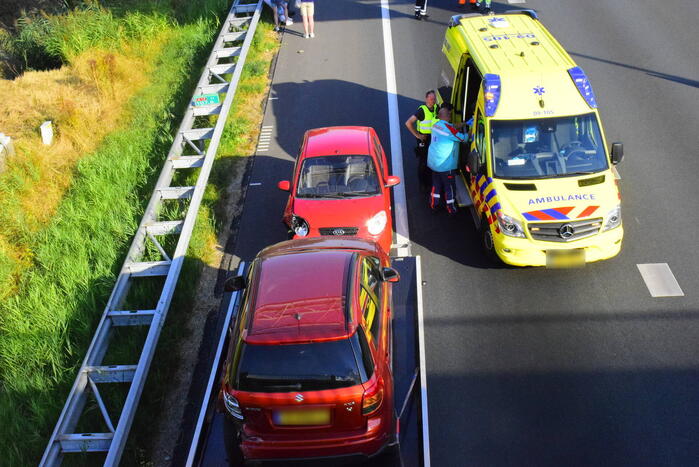 Gewonde bij ongeval op snelweg
