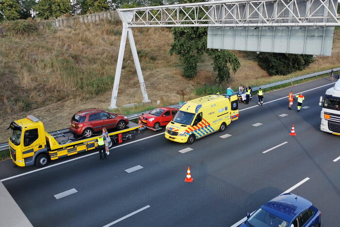 Gewonde bij ongeval op snelweg