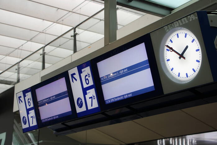 Erg stil op centraal station door staking NS-personeel