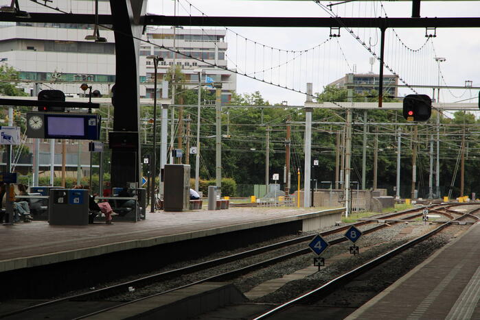 Erg stil op centraal station door staking NS-personeel