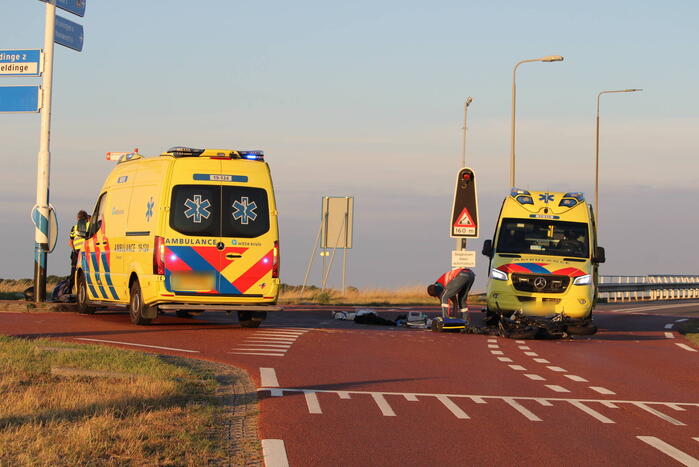 Persoon zwaargewond bij verkeersongeval