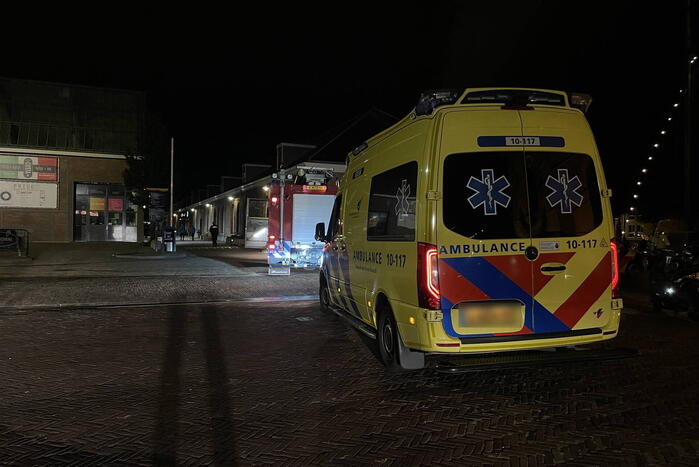 Persoon val in het water