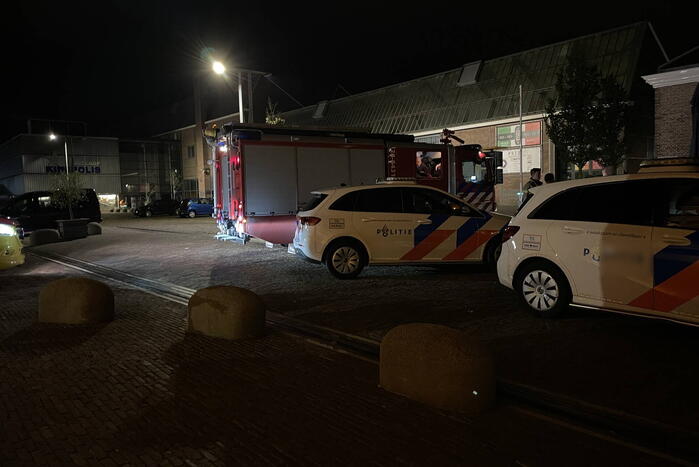 Persoon val in het water