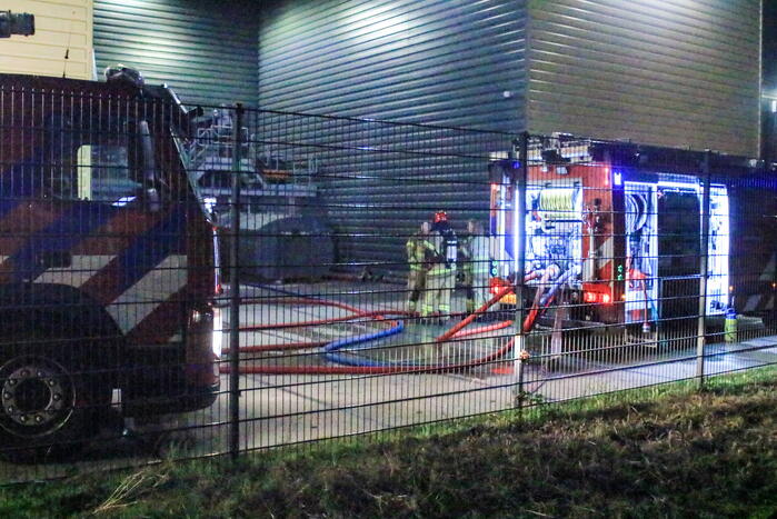 Inpandige brand bij AEB bio energie centrale