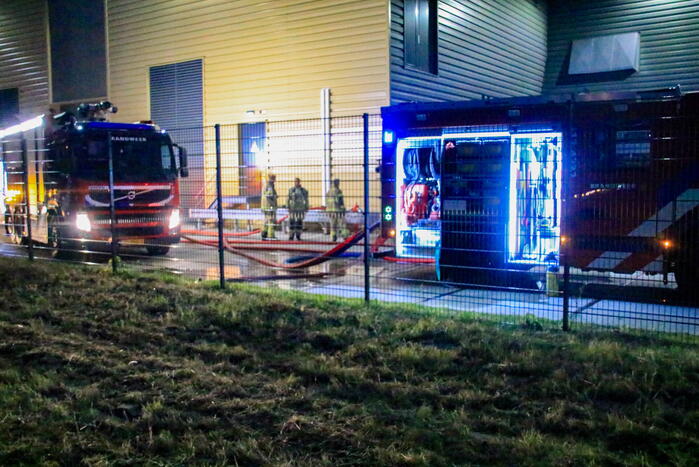 Inpandige brand bij AEB bio energie centrale