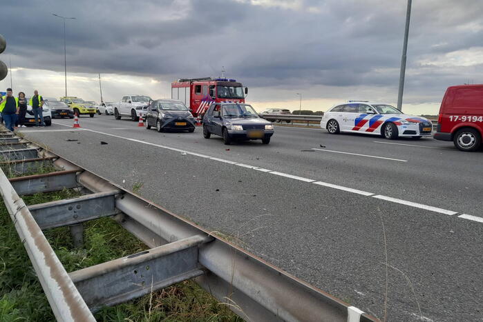 Flinke ravage door ongeval op snelweg