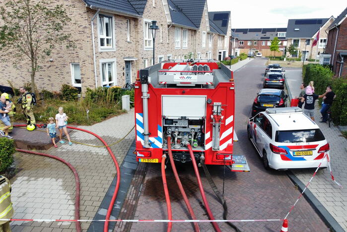 Middelbrand in spouwmuur