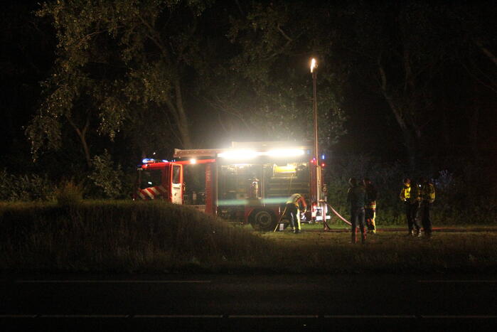 Dode bij brand in tankstation na ongeval