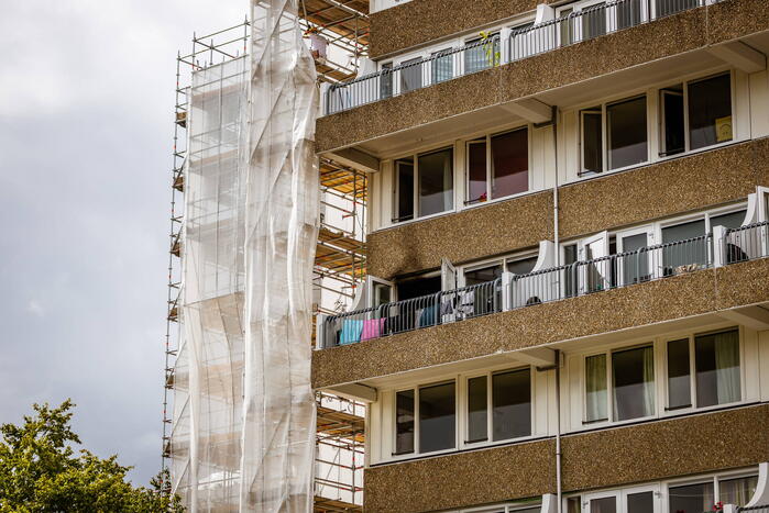 Schade na brand in flatwoning