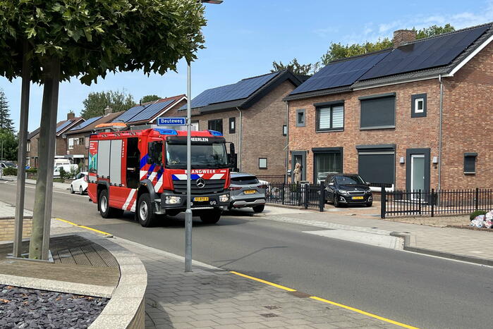 Kleine brand in appartementencomplex