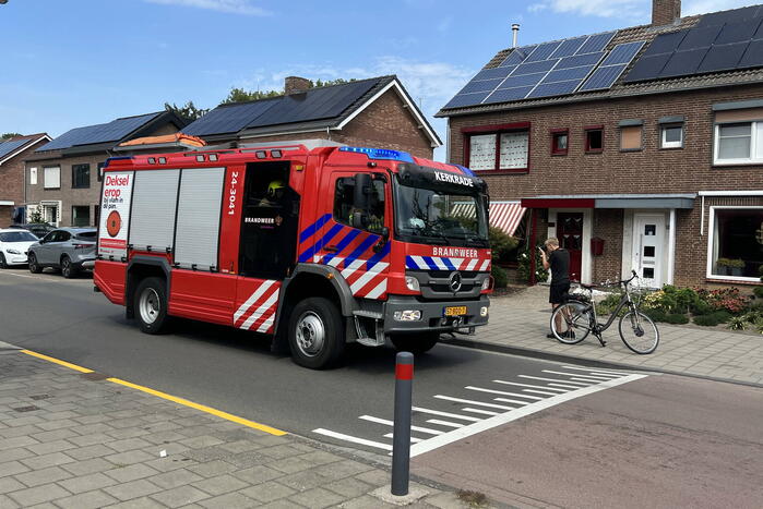 Kleine brand in appartementencomplex