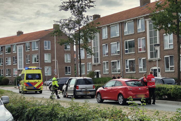 Persoon gewond bij kop-staart botsing