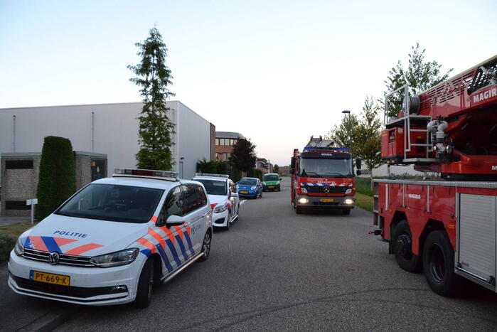 Gebouwbrand blijkt stof van werkzaamheden