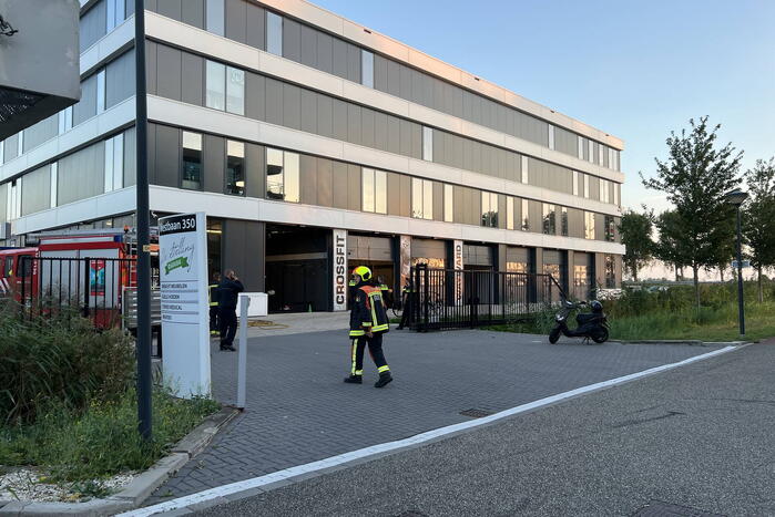 Gebouwbrand blijkt stof van werkzaamheden