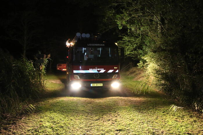 Recreatiewoning gaat in vlammen op