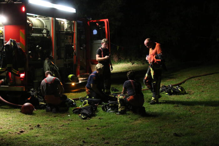 Recreatiewoning gaat in vlammen op