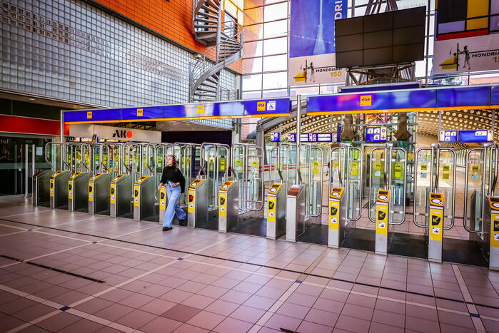 NS-station praktisch uitgestorven, treinverkeer ligt plat op vierde stakingsdag