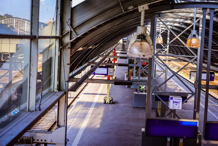 NS-station praktisch uitgestorven, treinverkeer ligt plat op vierde stakingsdag