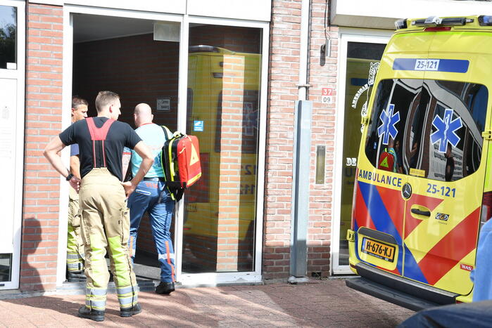 Bewoner gecontroleerd na vlam in de pan