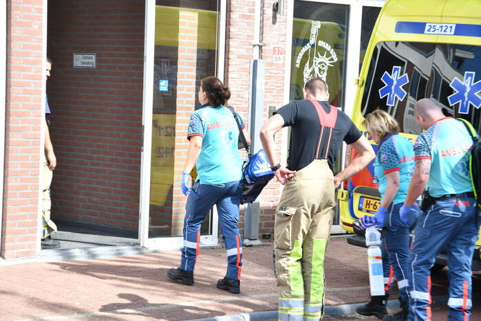 Bewoner gecontroleerd na vlam in de pan