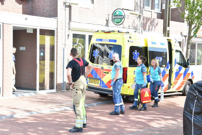Bewoner gecontroleerd na vlam in de pan