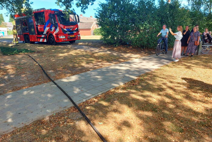 Stuk bosschage verwoest vanwege brand