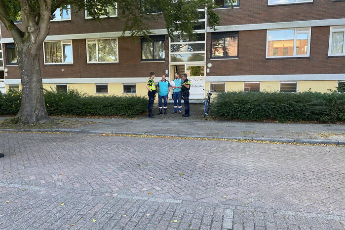 Deur geforceerd voor pannetje op het vuur