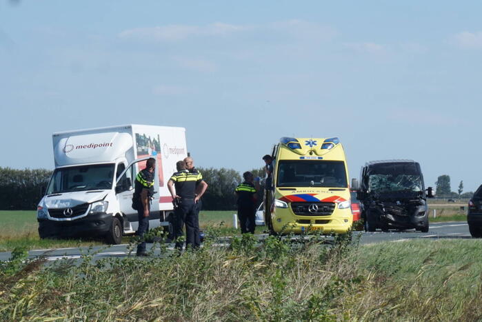 Meerdere voertuigen betrokken bij botsing