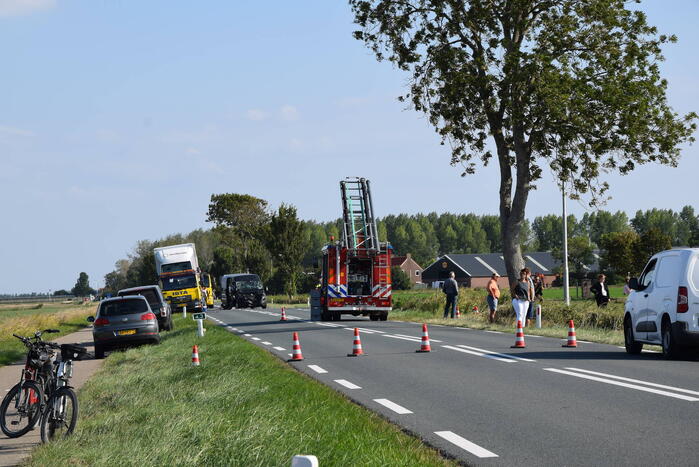Meerdere voertuigen betrokken bij botsing