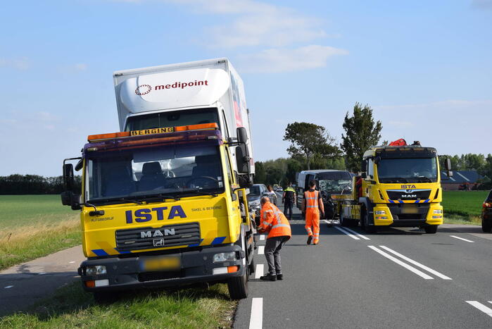 Meerdere voertuigen betrokken bij botsing