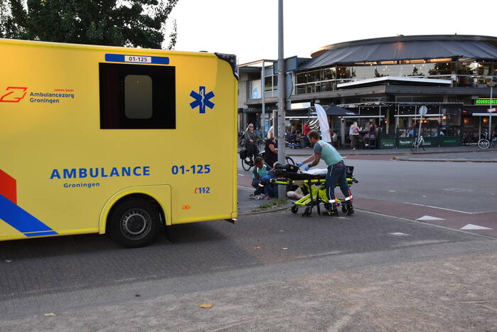 Fietser gewond na val