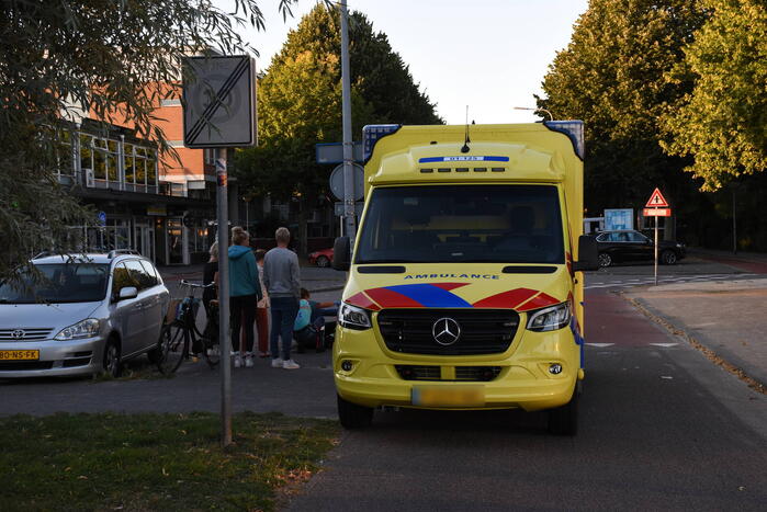 Fietser gewond na val