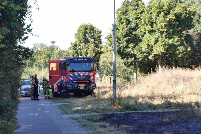 Flink stuk groen vanwege brand verwoest