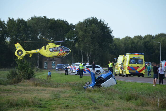 Bestuurder van brommobiel ernstig gewond bij ongeval