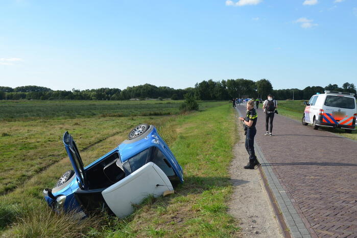 Bestuurder van brommobiel ernstig gewond bij ongeval