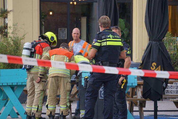 Winkels ontruimd vanwege gaslekkage