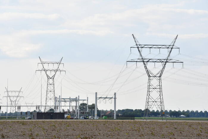 Grote stroomstoring vanwege brand in 150KV station