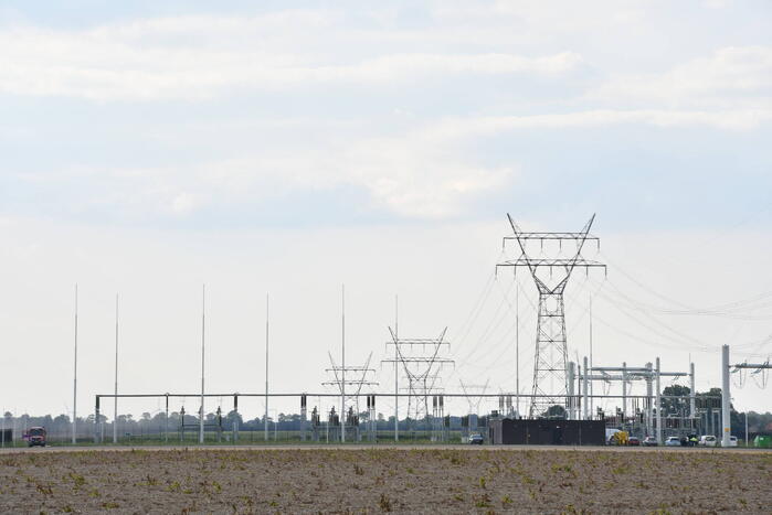 Grote stroomstoring vanwege brand in 150KV station