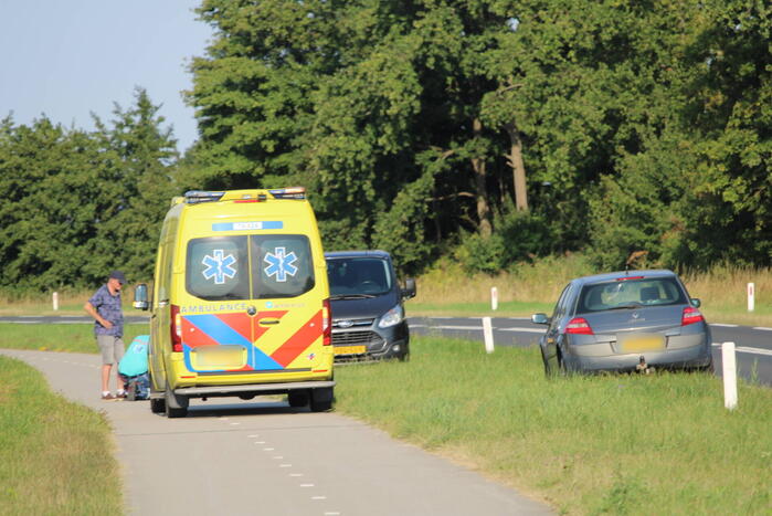 Fietser gewond na val