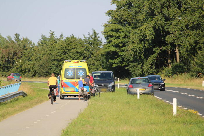 Fietser gewond na val