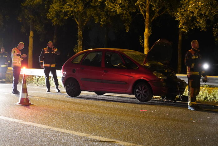 Veel schade bij eenzijdig ongeval op snelweg